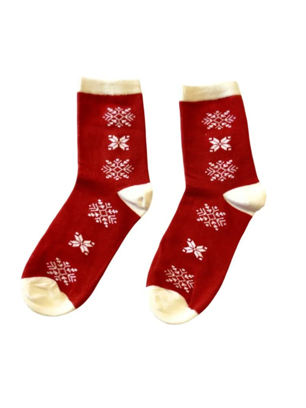 Christmas Socks Womens One Size 5 Pair Festive Holiday Bundle Crew Novelty